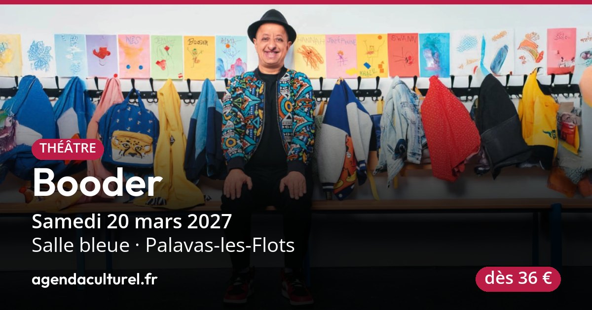Booder à Palavas-les-Flots le 20 mars 2027, one man show