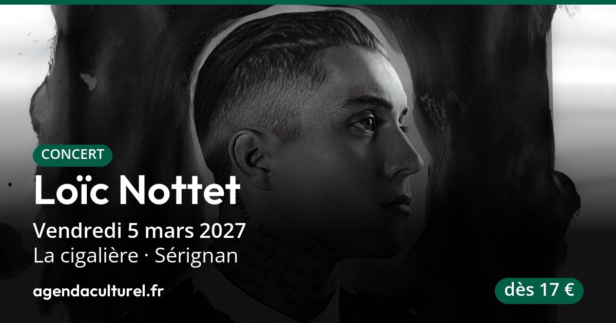 Loïc Nottet à Sérignan le 5 mars 2027, concert pop-rock