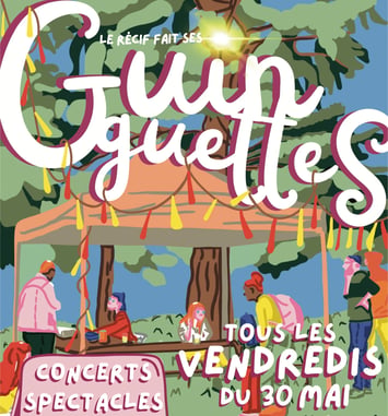 Festival la Guinguette du Récif 2025 affiche
