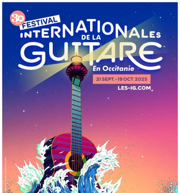 Festival les Internationales de la Guitare 2025 affiche