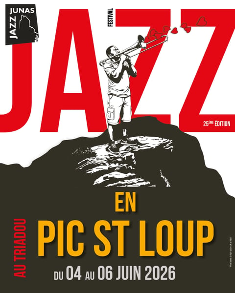 Festival Jazz en Pic St Loup 2026 affiche