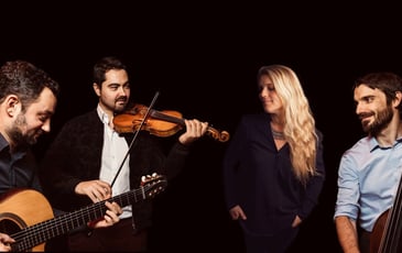 Jazz au cloître Lo Trio et Andrea Caparros