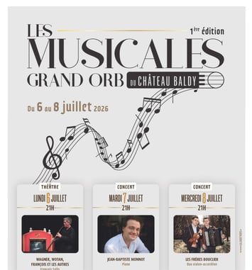 Les Musicales Grand Orb du château Baldy