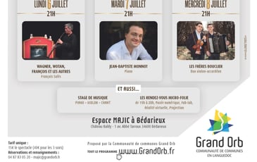 Les Musicales Grand Orb du château Baldy
