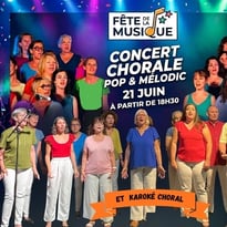 Chorale pop et melodic en concert