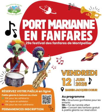 Port Marianne en fanfares