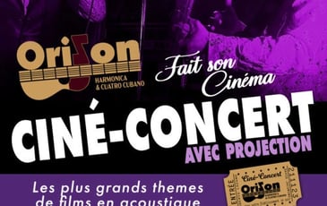 Ciné-concert Orizon Harmonica et Cuatro Cubano Fait Son Cinéma