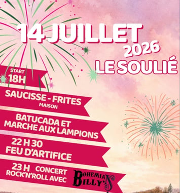 Défilé, concert et feu d'artifice pour la fête nationnale