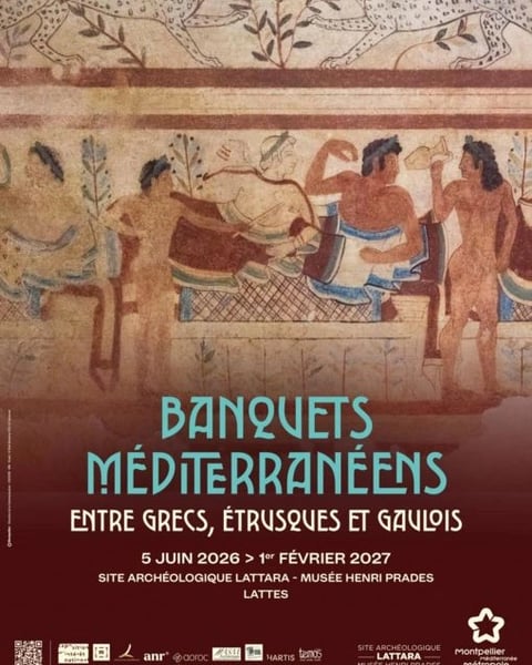 Banquets Méditerranéens entre Grecs, Étrusques et Gaulois