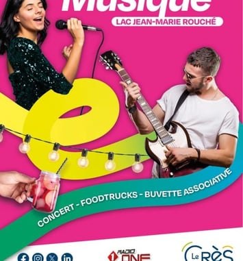 Repas musicale ambiance ginguette