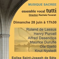 Concert Musique Sacrée : Ensemble Vocal Tutti