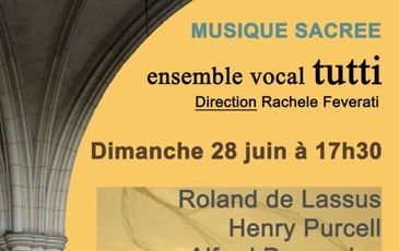 Concert Musique Sacrée : Ensemble Vocal Tutti