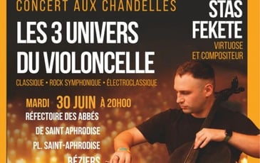 Stas Fekete : Les 3 univers du violoncelle