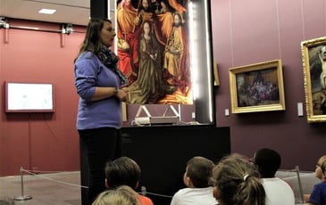 Visite famille 6-10 ans "Le peintre et ses matériaux"