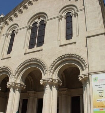 Visites/conférences guidées du temple protestant de la rue de Maguelone à Montpellier