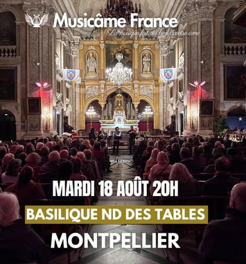 Concert de l’Ensemble Musicâme France à la Basilique Notre-Dame des Tables