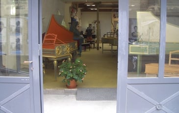 Visite d'atelier de facture de clavecins