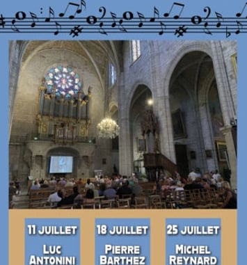 Les Samedis d'été 1/2 Heure d'Orgue