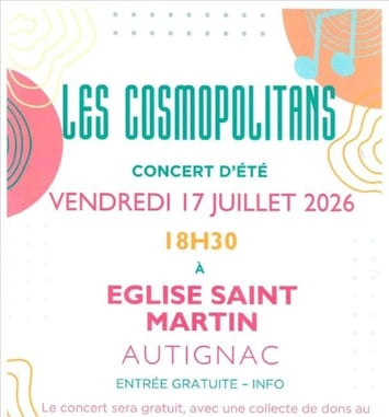 Les Cosmopolitans Concert d'été