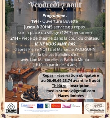 Soirée Moules et Frites et Théâtre
