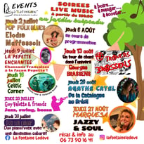 Soirées Live Music Juillet et Août