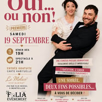 Dîner pièce de théâtre : Elle a dit oui ! … ou non