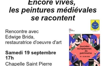 Conférence : Encore vives les peintures médiévales se racontent