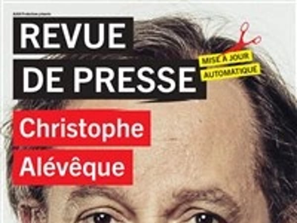 Christophe Alévêque dans Revue de presse