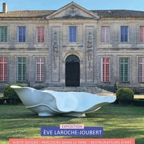 Visite guidée du château, exposition d'Art Contemporain, parcours parc & rencontre de restaurateurs d'Art