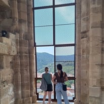 Le belvédère au sommet de la cathédrale
