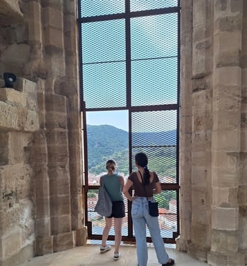 Le belvédère au sommet de la cathédrale