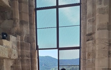 Le belvédère au sommet de la cathédrale