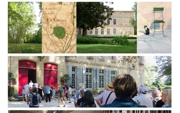 Visites guidées du château des évêques, parc, église et village ancien
