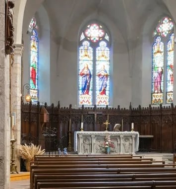 Visite commentée du château médiéval et de l'église de la Conversion de Saint-Paul