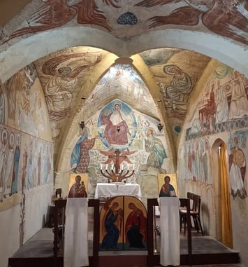 Visite commentée de l'église orthodoxe de la Théophanie et de ses remarquables fresques récemment restaurées