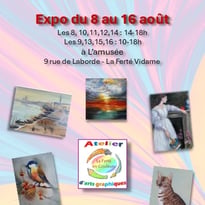 Expo Arts Graphiques de L. Ferté en Couleurs
