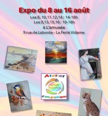 Expo Arts Graphiques de L. Ferté en Couleurs