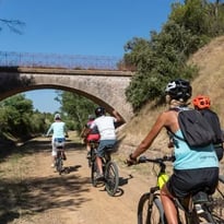 Balade à vélo sur la voie verte Camin'Arts