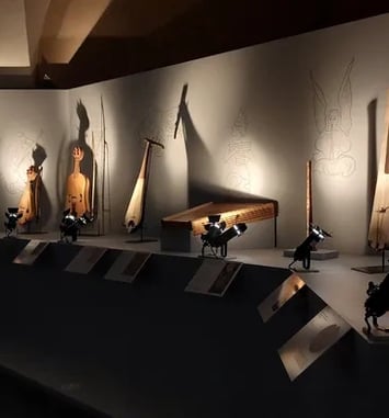 Instruments de musique anciens à l'hôtel de Varennes