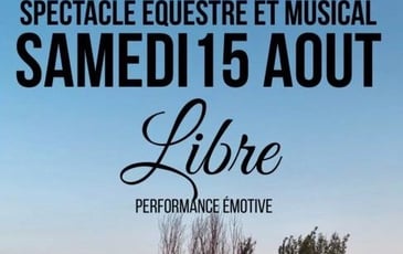 Spectacle équestre et musical Libre