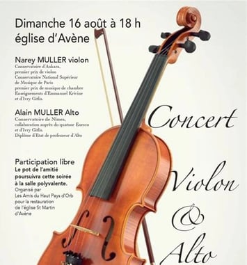 Concert Violon et Alto