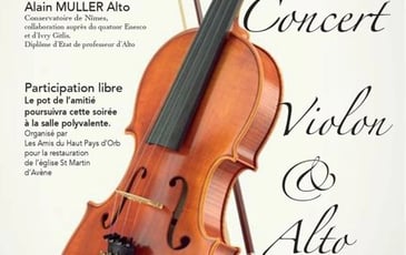 Concert Violon et Alto