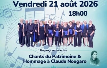 Chants du patrimoine et hommage à C. Nougaro
