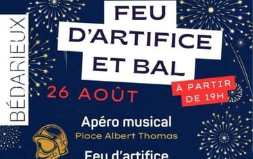 Feu d'artifice et bal