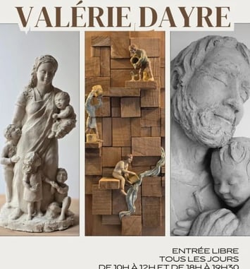 Exposition des sculptures de Valérie Dayre
