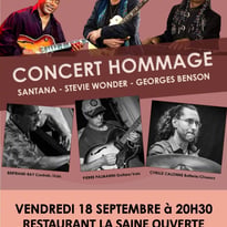 Dîner-concert hommage à Santana, Stevie Wonder et George Benson