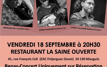 Dîner-concert hommage à Santana, Stevie Wonder et George Benson