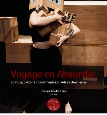 Voyage en Absurdie – Cirque, cartons mouvementés et autres clowneries (à partir de 4 ans et tout public)