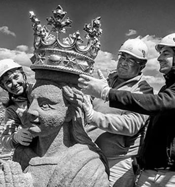 Exposition de photos sur les travaux de la cathédrale de Rodez
