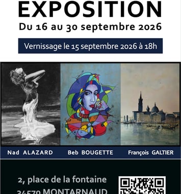 Vernissage et exposition de peinture de François, Nad & Beb